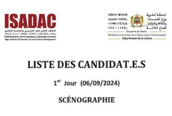 LISTE DES CANDIDAT.E.S SCÉNOGRAPHIE