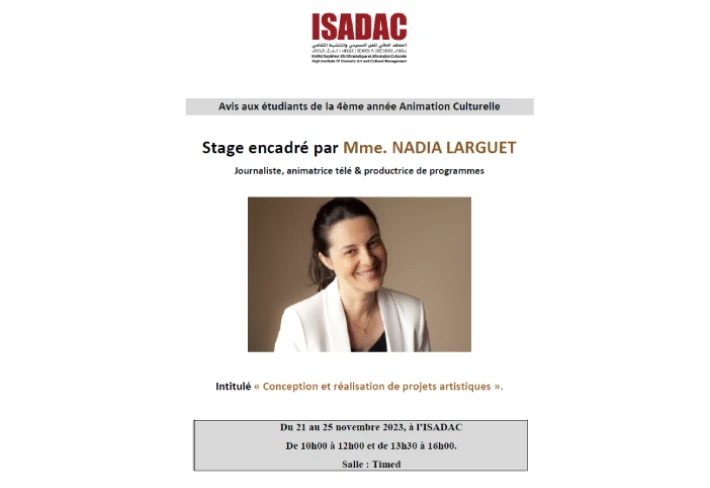 Nadia Larguet : Workshop/Auditions